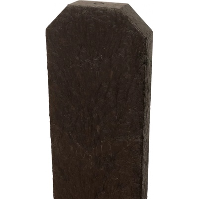 Plastové plotovky z recyklátu, tříhranné 78x21, hnědé Délka plotovky: 1500 mm