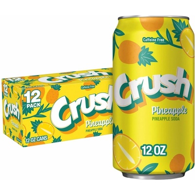 Crush sycená limonáda Ananas 12 x 355 ml
