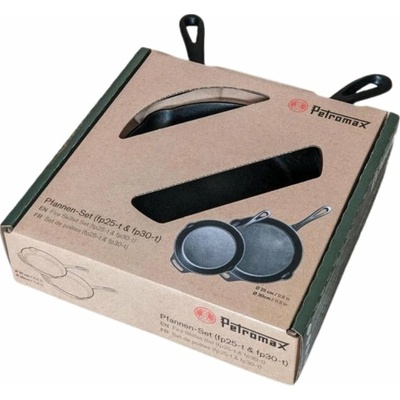 Petromax sada 2 litinových pánví 25, 30 cm s madlem 701249, FP25-T, FP30-T