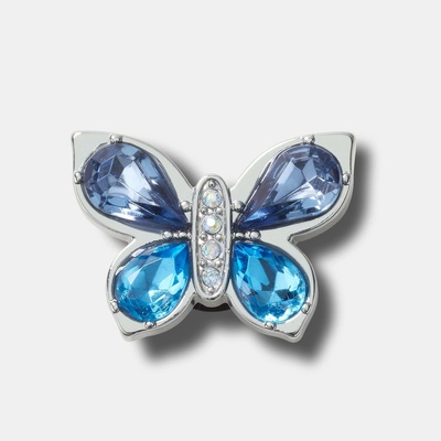 Odznáček Jibbitz – Blue Gem Butterfly – Hledejceny.cz
