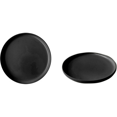 METRO PROFESSIONAL Tanier plytký Nag 27 cm kamenina čierny 6 ks