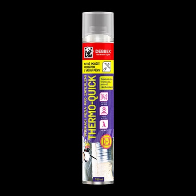 DEN BRAVEN Stříkací pistolová pěna pro zateplení THERMO-QUICK 750 ml – Hledejceny.cz