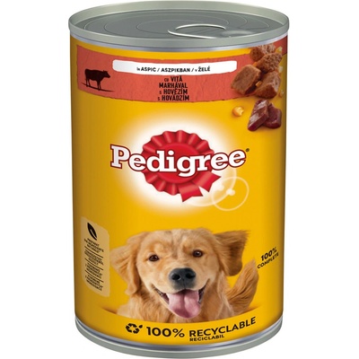 Pedigree Adult s hovädzím v želé 1200 g