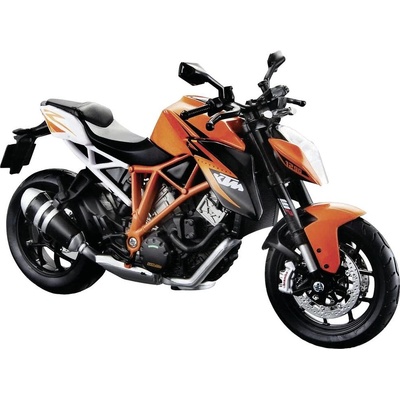 Welly KTM 1290 Super Duke R code 62809 modely motocyklů oranžová 1:10
