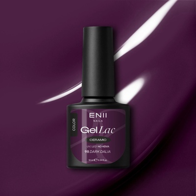 Enii Nails Gel lak Ceramic 98 Dark Dalia 10 ml