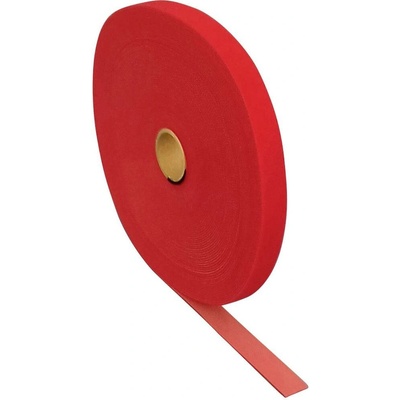 FASTECH® T0602013391125 pásek se suchým zipem ke spojování háčková a flaušová část (d x š) 25000 mm x 20 mm červená 25 m