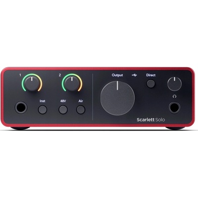 Focusrite Scarlett Solo 4. generace USB audio rozhraní pro domácí nahrávací studio