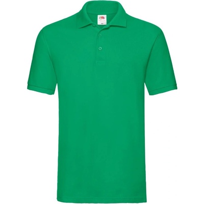 Fruit of the Loom pánská polokošile Premium polo Kelly Green