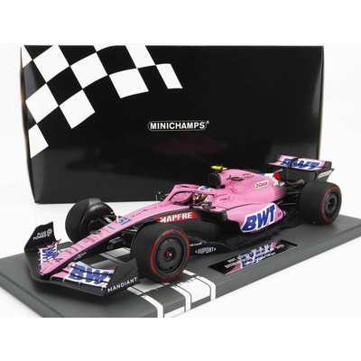 MINICHAMPS ALPINE F1 A522 TEAM ALPINE BWT N 31 7th BAHRAIN GP 2022 ESTEBAN OCON PINK 1:18
