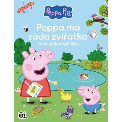 Velká samolepková knížka Peppa má ráda zvířátka