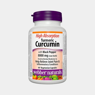 Webber Naturals Kurkumín s čiernym korením 400mg 60 ks