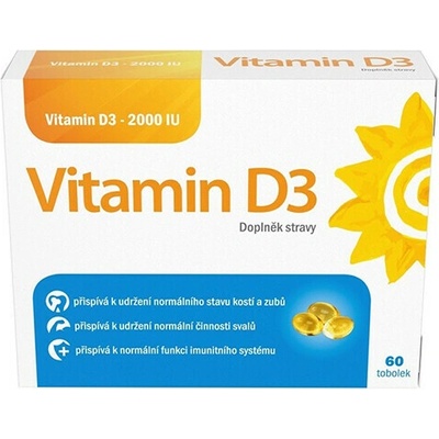 Sirowa Vitamín D3 2000 IU 60 kapsúl