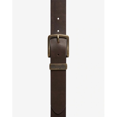 Wrangler pánský kožený opasek W0080US85 Hnědá
