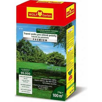 WolfGarten SP 100 trávnik do tieňa aj slnko Premium na 100m2 2 kg 3820845
