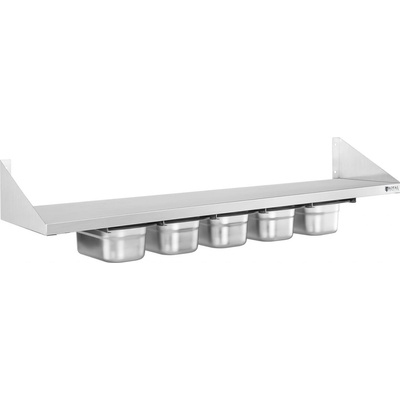 Royal Catering Police na kořenky - 5 x 1/4 GN - 120 cm RCWR-5 GN1/4
