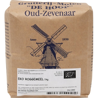 Molen de Hoop BIO Celozrnná žitná mouka mletá na kameni 1 kg