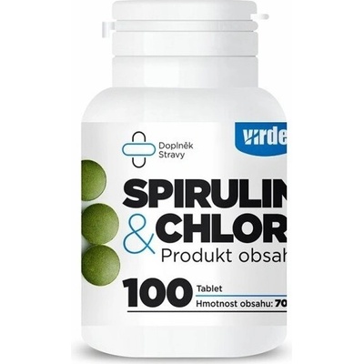 Virde Spirulina + Chlorella 100 tablet – Hledejceny.cz