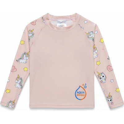 AquaKiddo dětské UV tričko dlouhý rukáv protection shirt Unicorns