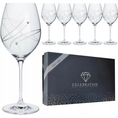 SWAROVSKI SWAROVSKI SKLENICE NA VÍNO 6 x 470 ml
