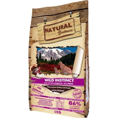 Natural Greatness Raceta Cat Wild Instinct /kuře,morka/ 2 kg