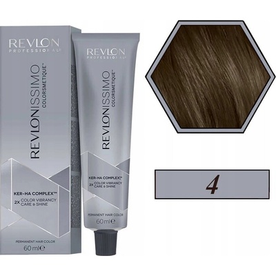 Revlon Professional Revlonissimo Colorsmetique Permanent Hair Color Natural 4 60 ml