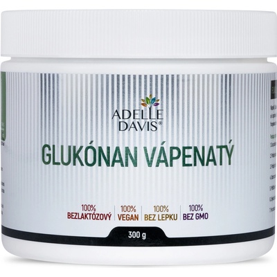 Adelle Davis glukonán vápenatý v prášku 300 g