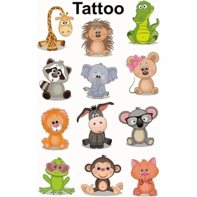 CreativeToys Dočasné tetování Zvířátka