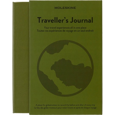 Moleskine Zápisník Passion Travel Journal tvrdé desky L khaki A5 200 listů – Hledejceny.cz