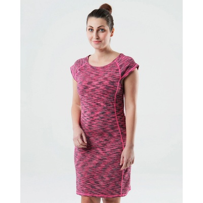 Loap dámské sportovní šaty Manna TLW2109J78XJ pink glo melange