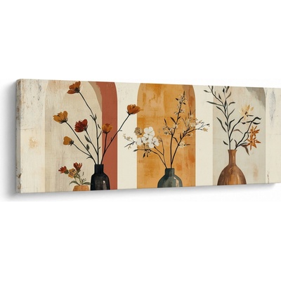 Obraz - Vázy v obloucích, jednodílný 100x40 cm