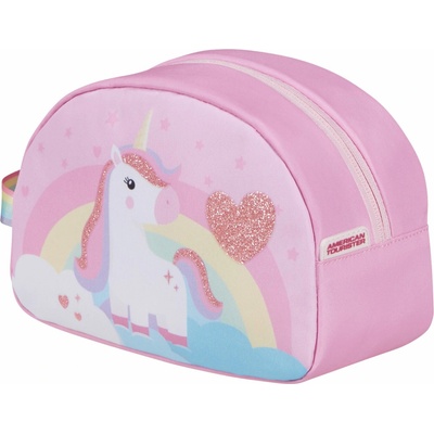 American Tourister Wondertrips dětská taštička růžová unicorn
