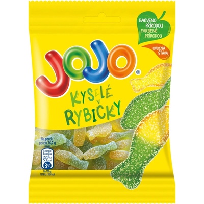 Jojo Kyselé rybičky želé bonbóny 80 g