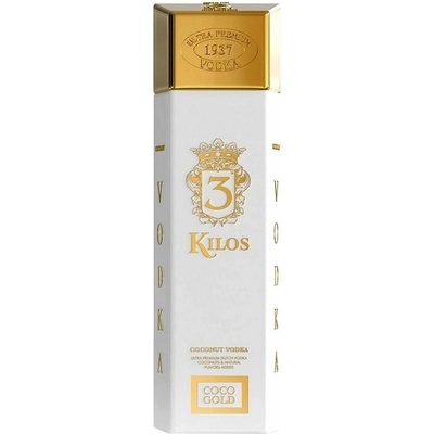 3 Kilos Vodka Coco Gold 30 % 1 l (holá láhev)