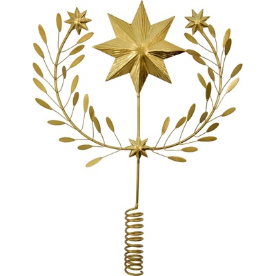 House Doctor Vianočná ozdoba / špička na vianočný stromček Top Star Golden