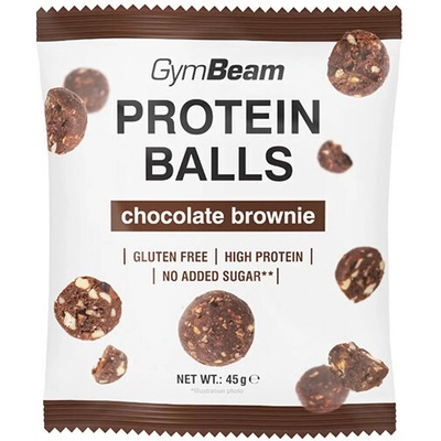 GymBeam Protein Balls príchuť Chocolate brownie 45 g