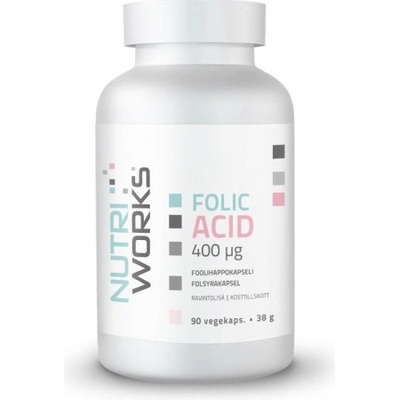 NutriWorks Folic Acid 400µg 90 kapsúl