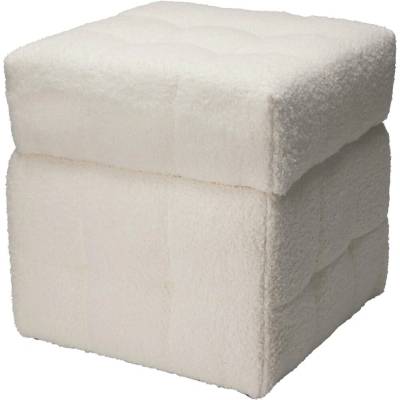 H S Collection Taburet 38 × 38 × 37 cm hnědá