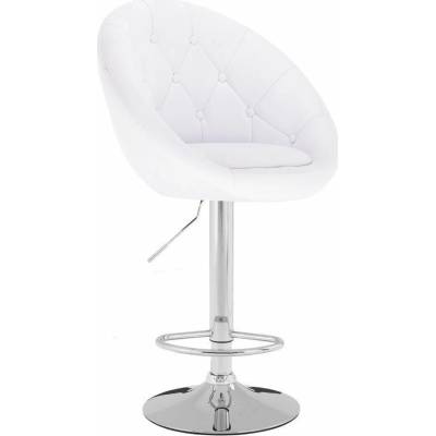 LuxuryForm Design Vera na striebornom tanieri / biela
