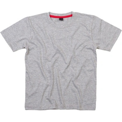 Mantis Dětské triko z organické bavlny MK15 Heather Grey Melange