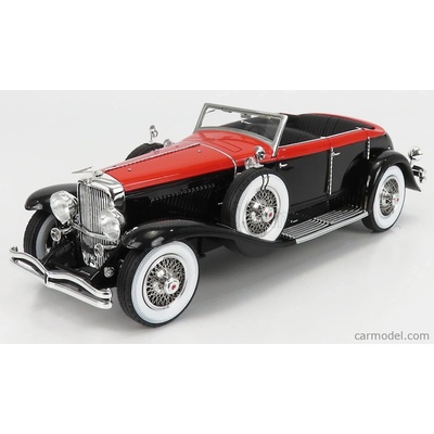 Matrix scale models Modely v mierke Matrix Duesenberg J Riviera Phaeton By Brunn Cabriolet Open 1934 Black Orange 1:18