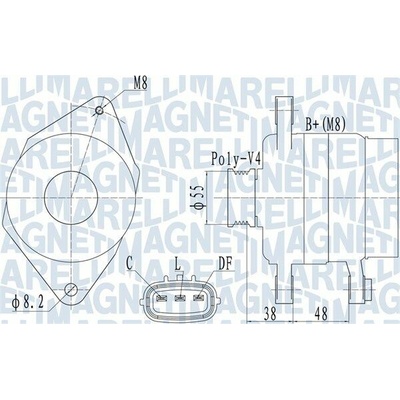 Generátor MAGNETI MARELLI 063732124010