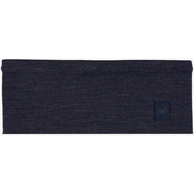Buff Merino Wide Headband solid night blue