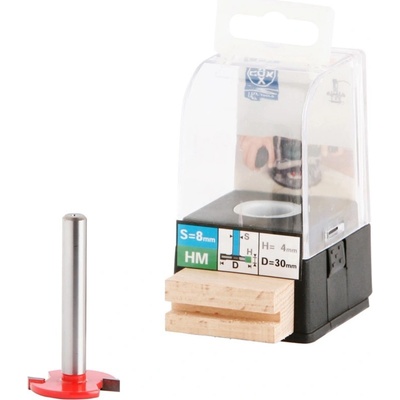 LUX-TOOLS Kotoučová fréza na pero - drážku z tvrdokovu 4 x 30 mm