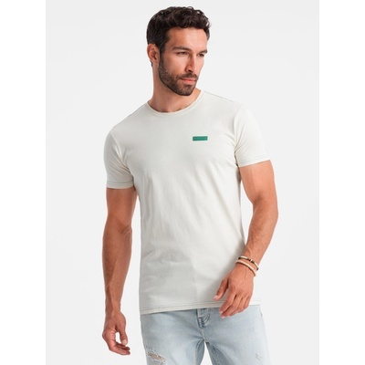Ombre pánské triko OM-TSCT-0151 WHITE