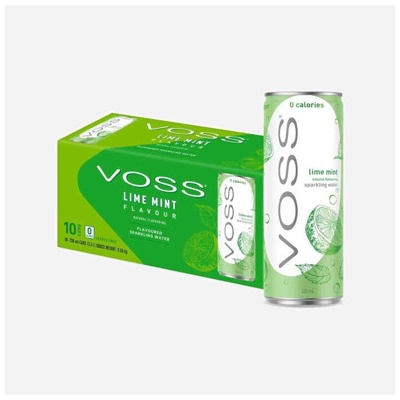 VOSS Lime Mint Perlivá 330 ml
