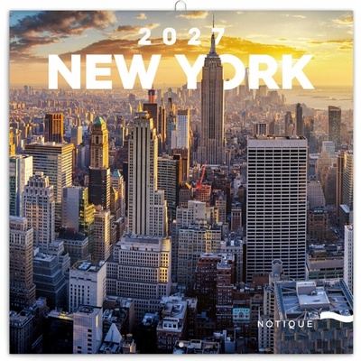 NOTIQUE Poznámkový New York 30 x 30 cm 2027