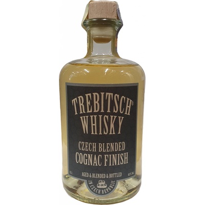 TREBITSCH Czech Blended Whisky COGNAC finish 40% 0,5 l (holá láhev)
