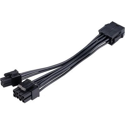 Akasa redukce napájecí 8-pin na 8+4pin 15cm černá AK-CBPW22-15