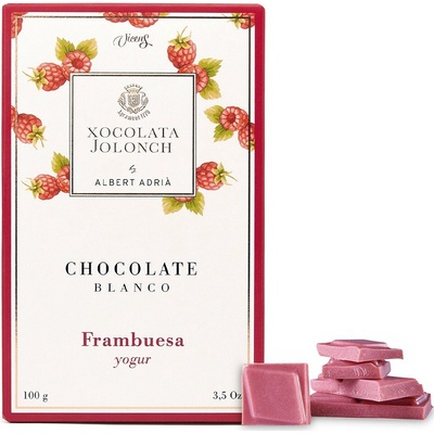 Torrons Vicens Historia Bílá čokoláda s malinami a jogurtem 100 g