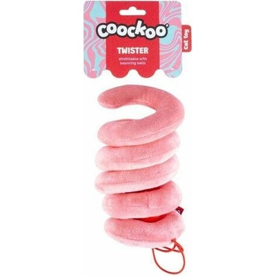 Coockoo Plyšový Twister růžový 36 cm